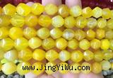 AGBS411 15 inches 10mm faceted nuggets agate gemstone beads wholesale AGBS411 15 inches 10mm faceted nuggets agate gemstone beads wholesale