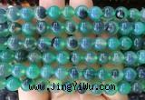 AGBS426 15 inches 8mm faceted round sugar heart agate beads wholesale AGBS426 15 inches 8mm faceted round sugar heart agate beads wholesale