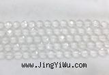 CCBS21 15 inches 12mm faceted coin white crystal beads wholesale CCBS21 15 inches 12mm faceted coin white crystal beads wholesale