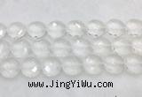 CCBS24 15 inches 18mm faceted coin white crystal beads wholesale CCBS24 15 inches 18mm faceted coin white crystal beads wholesale
