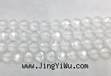 CCBS28 15 inches 14mm faceted heart white crystal beads wholesale CCBS28 15 inches 14mm faceted heart white crystal beads wholesale