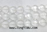 CCBS31 15 inches 20mm faceted heart white crystal beads wholesale CCBS31 15 inches 20mm faceted heart white crystal beads wholesale
