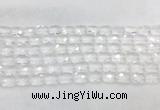 CCBS33 15 inches 8*12mm faceted rectangle white crystal beads wholesale CCBS33 15 inches 8*12mm faceted rectangle white crystal beads wholesale