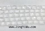 CCBS35 15 inches 12*16mm faceted rectangle white crystal beads wholesale CCBS35 15 inches 12*16mm faceted rectangle white crystal beads wholesale