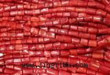 COBS03 15 inches 6*10 - 10*14mm irregular red coral beads wholesale COBS03 15 inches 6*10 - 10*14mm irregular red coral beads wholesale