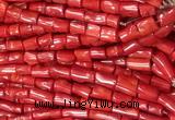 COBS04 15 inches 8*12 - 12*16mm irregular red coral beads wholesale COBS04 15 inches 8*12 - 12*16mm irregular red coral beads wholesale