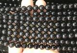 COBS19 15 inches 7mm round black coral beads wholesale COBS19 15 inches 7mm round black coral beads wholesale