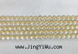 CRBS06 15 inches 6mm round citrine gemstone beads wholesale CRBS06 15 inches 6mm round citrine gemstone beads wholesale