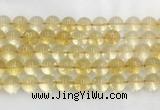LSBS159 15 inches 16mm round crackle citrine gemstone beads wholesale LSBS159 15 inches 16mm round crackle citrine gemstone beads wholesale