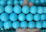 LSBS190 15 inches 20mm round blue howlite turquoise beads wholesale LSBS190 15 inches 20mm round blue howlite turquoise beads wholesale