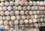 LSBS236 15 inches 14mm round pink sunstone gemstone beads wholesale LSBS236 15 inches 14mm round pink sunstone gemstone beads wholesale