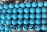 LSBS978 15 inches 16mm faceted round synthetic turquoise gemstone beads wholesale LSBS978 15 inches 16mm faceted round synthetic turquoise gemstone beads wholesale