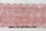 RBBS44 15 inches 13*18mm faceted rondelle rose quartz beads wholesale RBBS44 15 inches 13*18mm faceted rondelle rose quartz beads wholesale